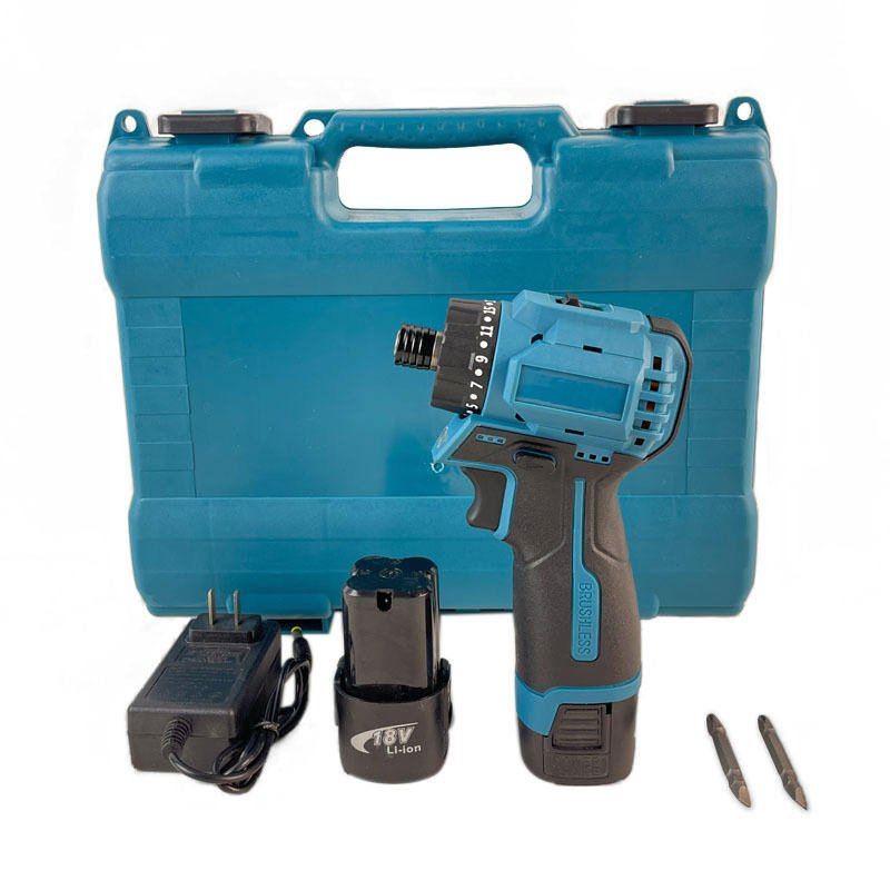 Custom OEM ODM Wireless Electric Drill with 1.5ah Li Ion Battery and Brushless Motor