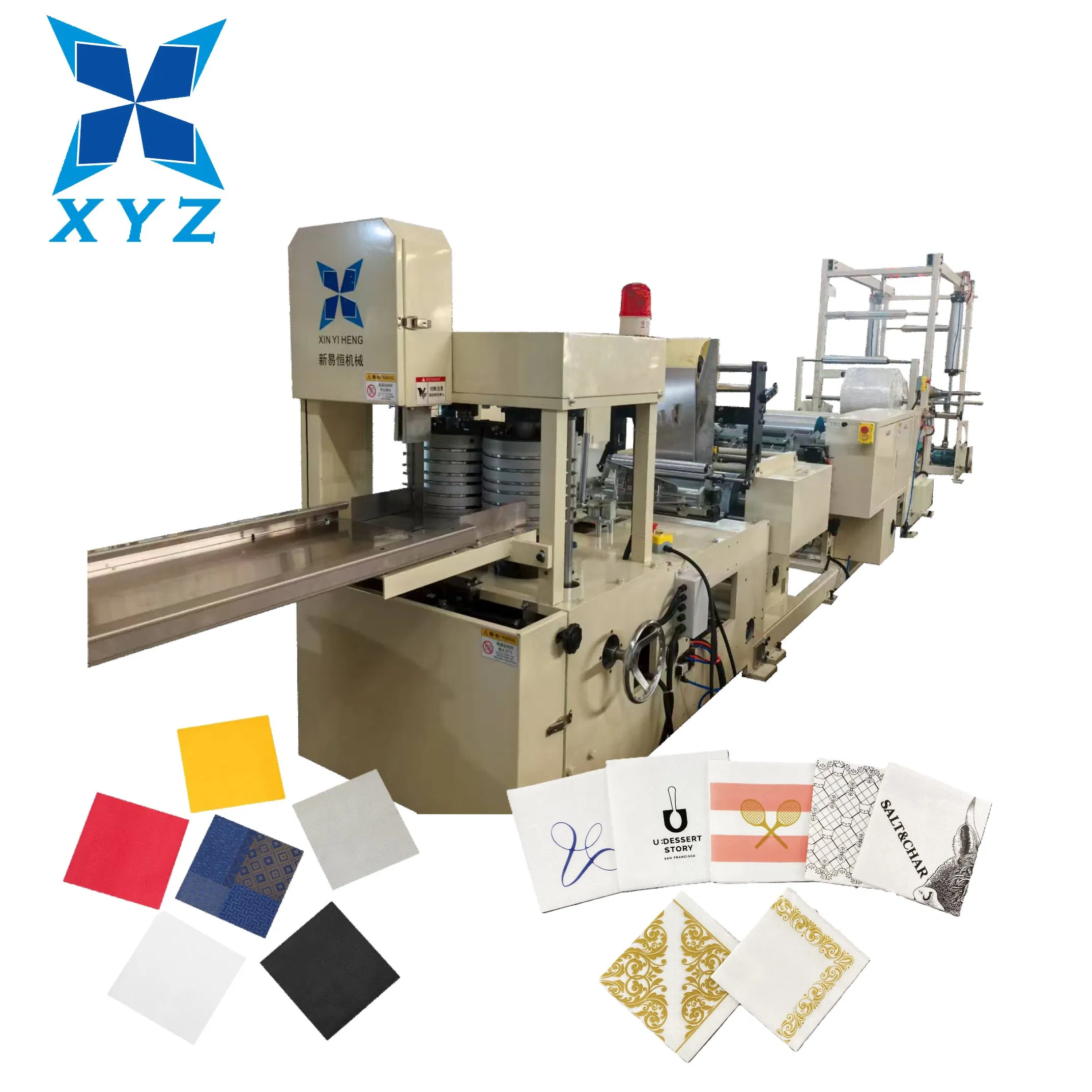 Macchina automatica per tovaglioli di carta con piegatura a V per produzione ad alta velocità