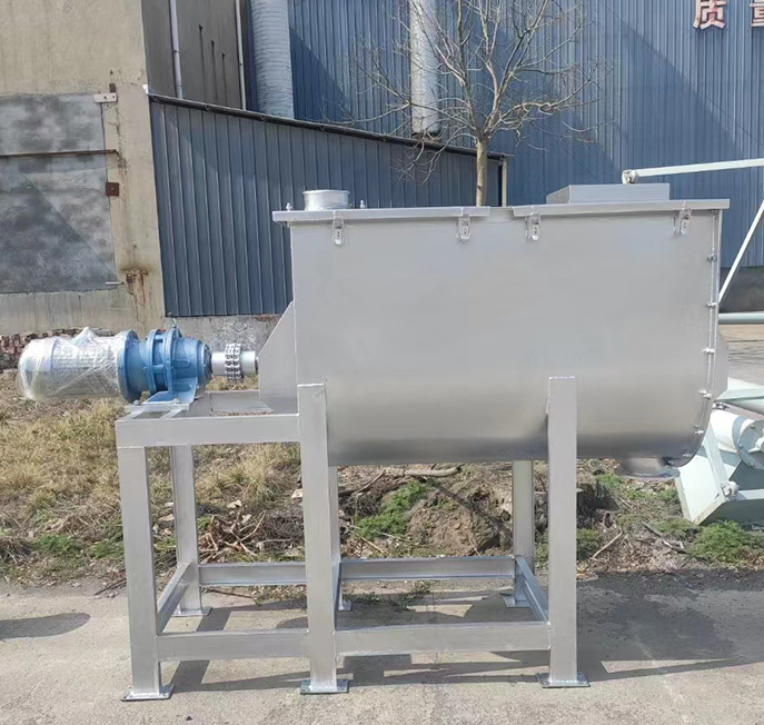 Stainless Steel Double Helical Ribbon Horizontal Mixer for Powder Blender