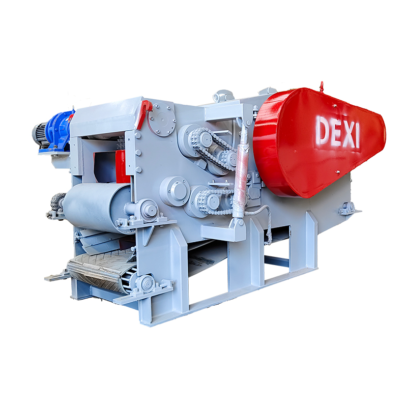 216 218 2113 Log Sawmill Waste Drum Wood Log Root Branch Offcuts Veneer Waste Shredder Cutter Chipper Chipping Chips Making Machine