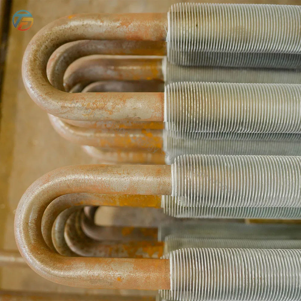 U-Shaped Aluminum Heat Exchanger with Copper Coils