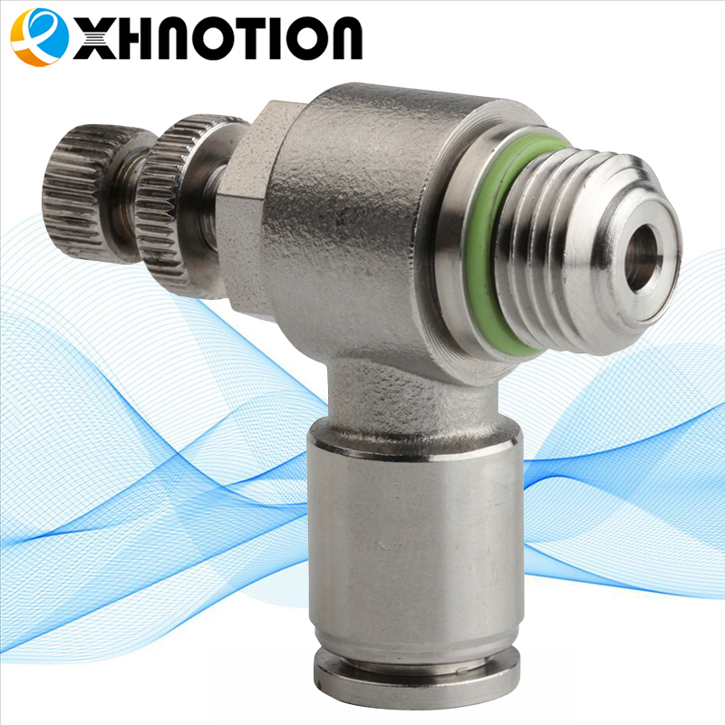 SS316L Stainless Steel Push in Air Fitting Throttle Valve
