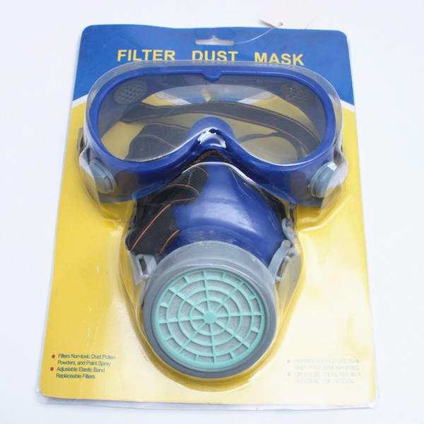 Vollgesichts-Chemikaliengas-Schutzmaske, Halbgesichts-Silikonmaske