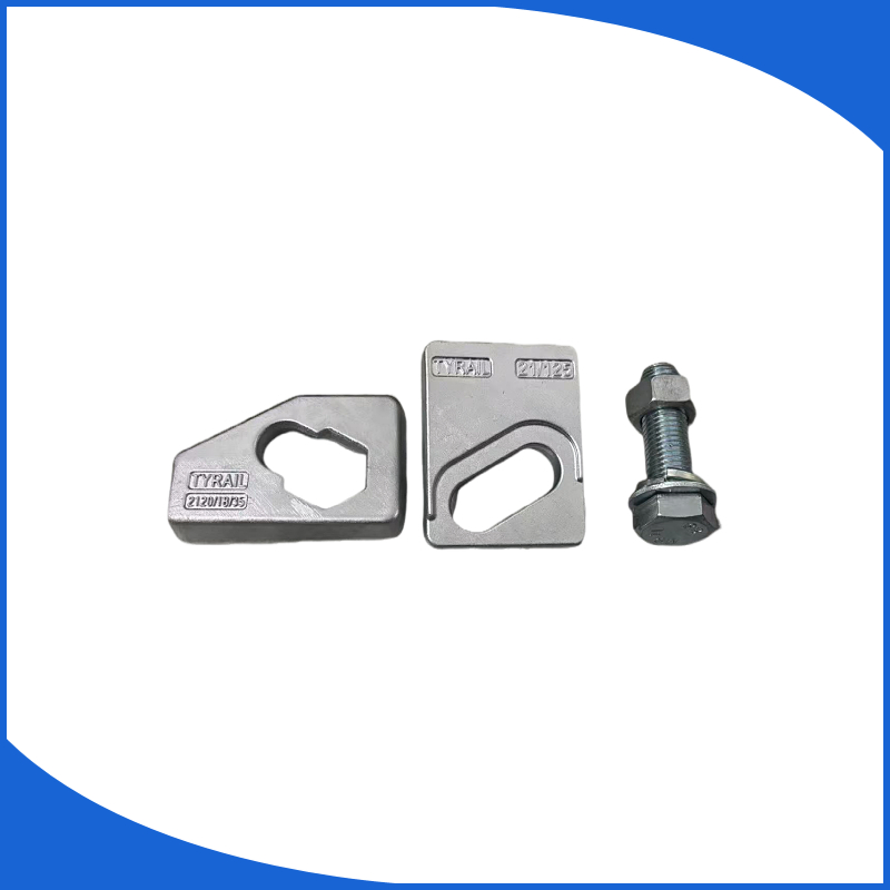 21/125 Rail Crane Pressure Block, Railway Track Clamp, Welded Pressure Plate