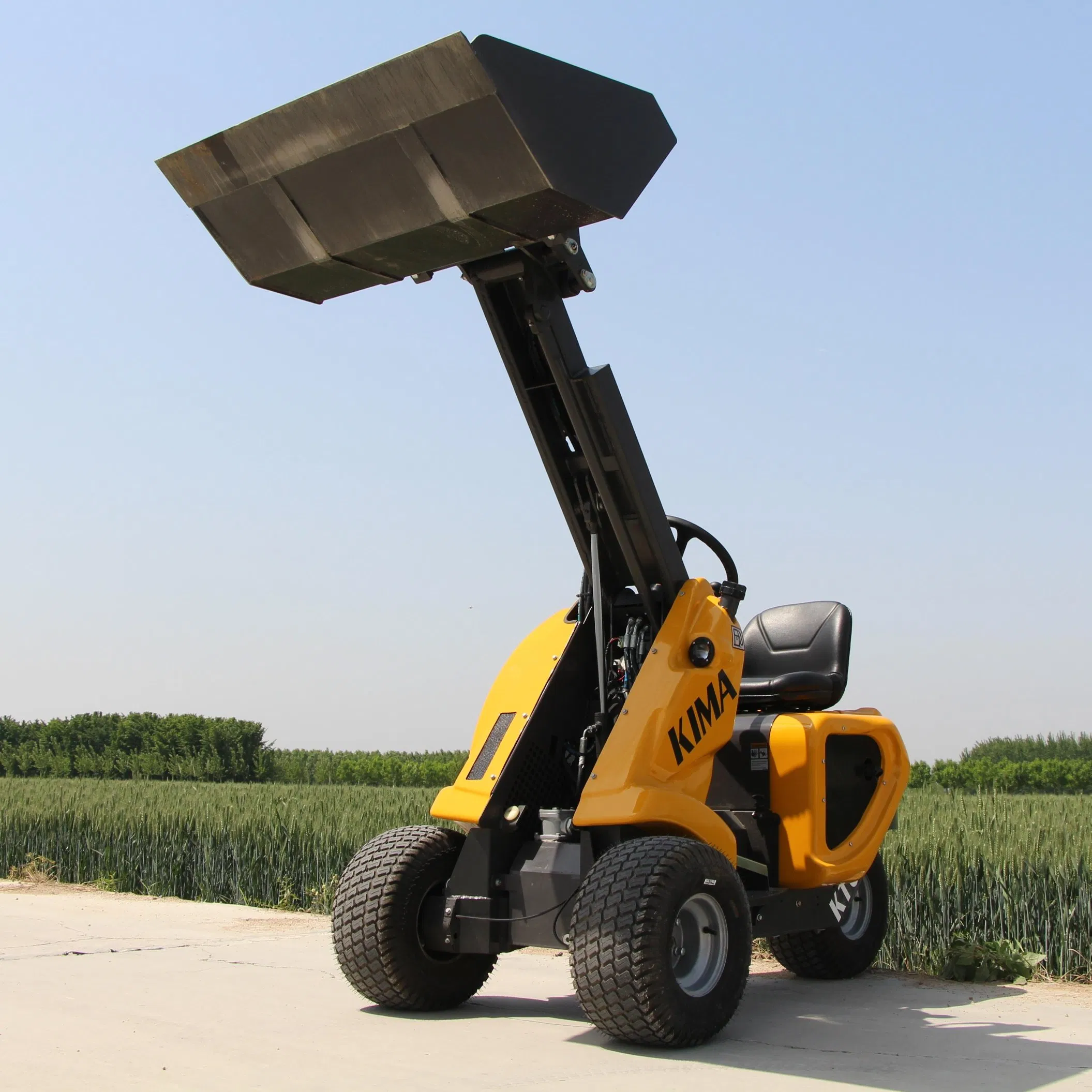 Rated load 250kg K1030 wheel loader new with net weight 398kg