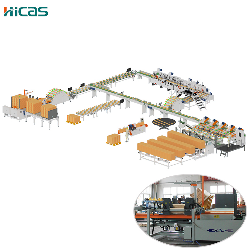 Automatic Line Cutting Machine Environmental Protection Design Wood Stacking Machine