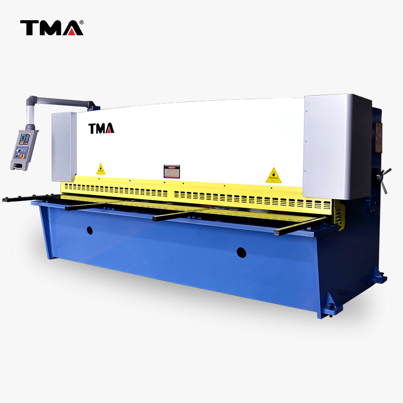 QC12y 12X3200 Shearing Machine - Heavy-Duty CNC Hydraulic Swing Beam Shear with Precision Back Gauge for Large Plate Processing