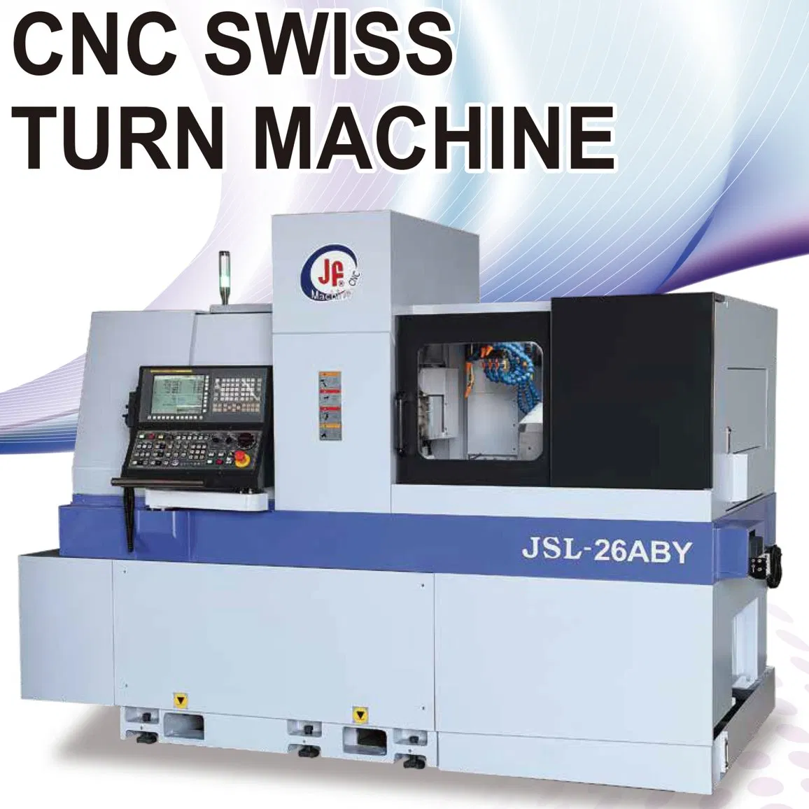Jinnfa Swiss Type CNC Lathe Machine CNC Swiss Turn Machine Jsl-26aby