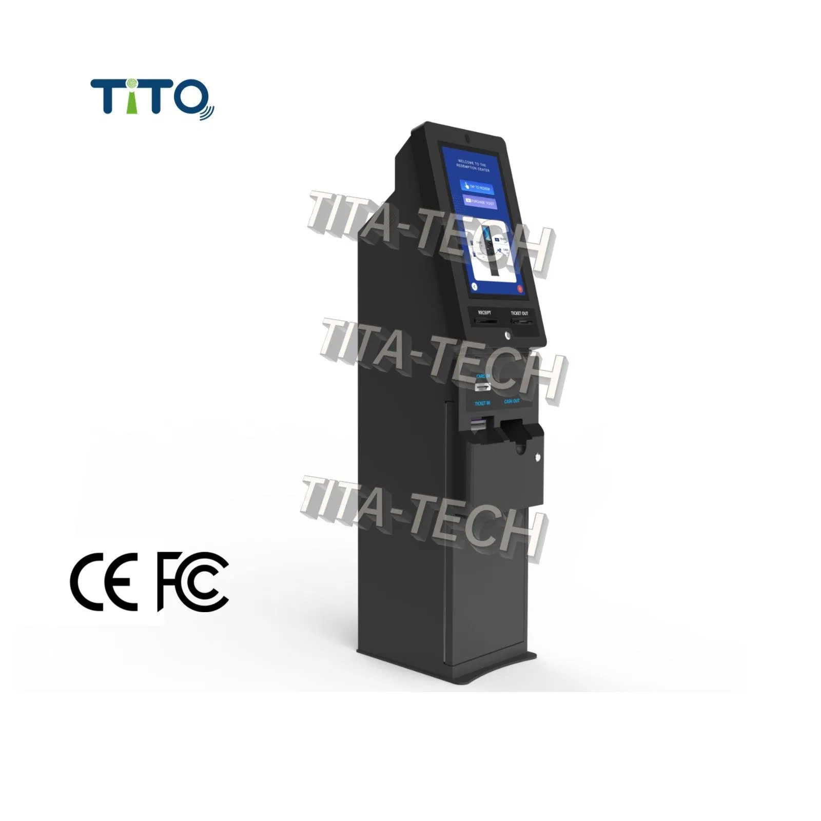 Skill Game Ticket Redemption Terminal Tito Printer Redemption Machine F53 LCDM Cash Dispenser Cash Out Self Service Machine