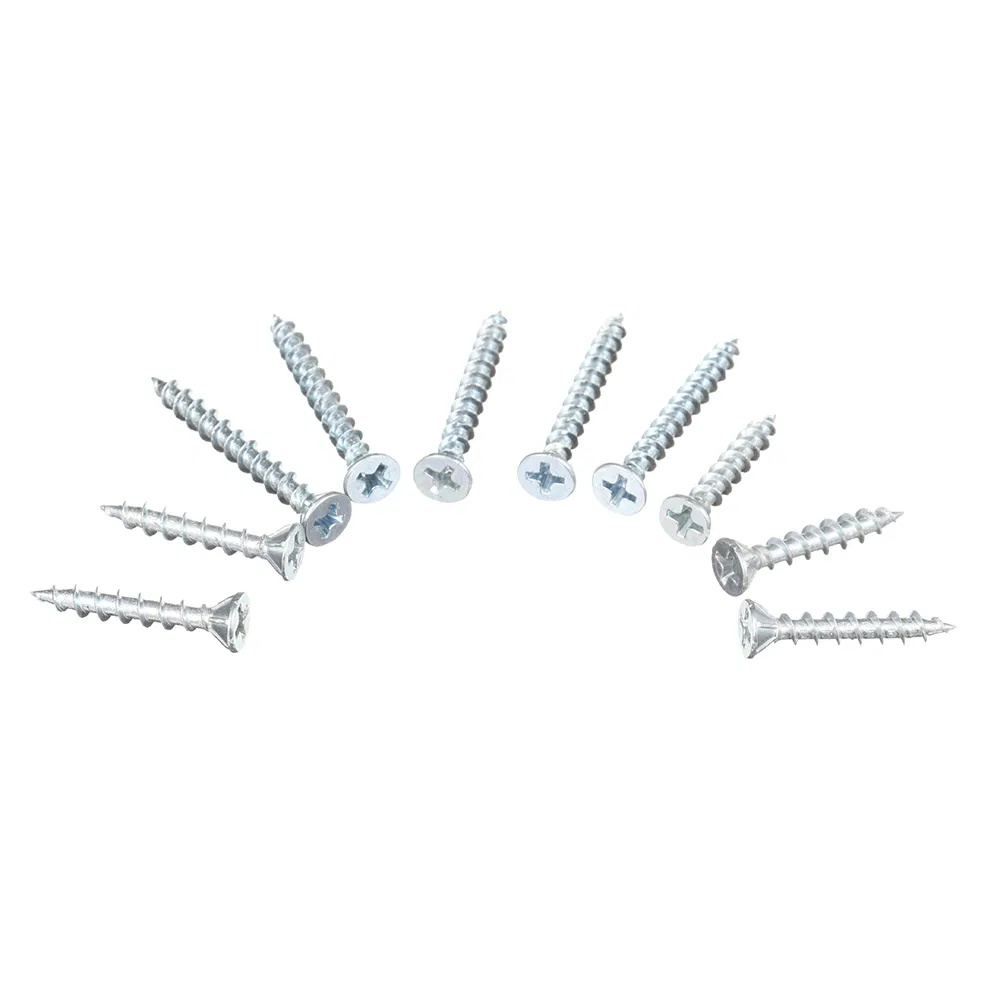 GB DIN Certification Zinc-Flake Coated Stainless Steel Oval Round Hex Cheese Head Window Frame Concrete Screw for Wooden Furniture