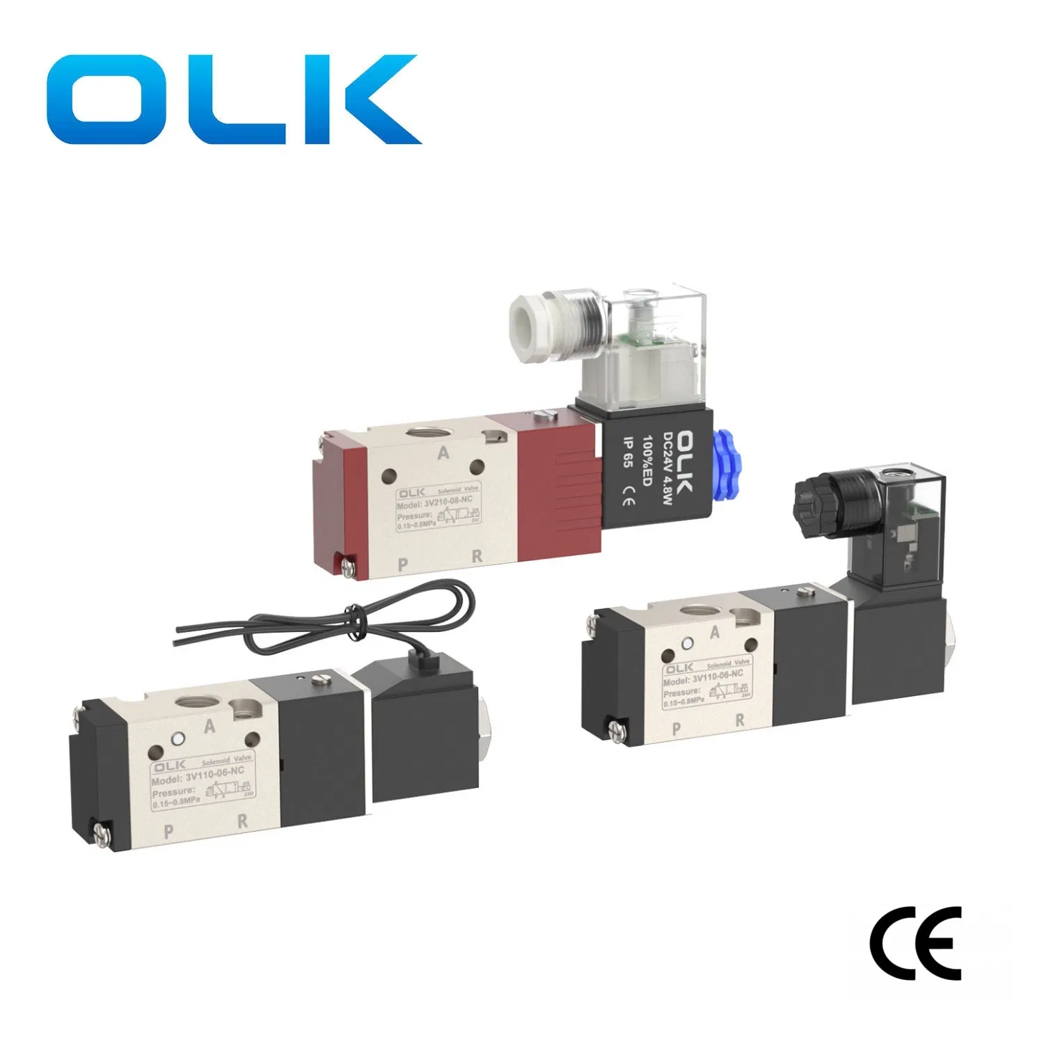 2 Position 3 Way 3V210 Serie Pneumatik-Magnetventil mit CE