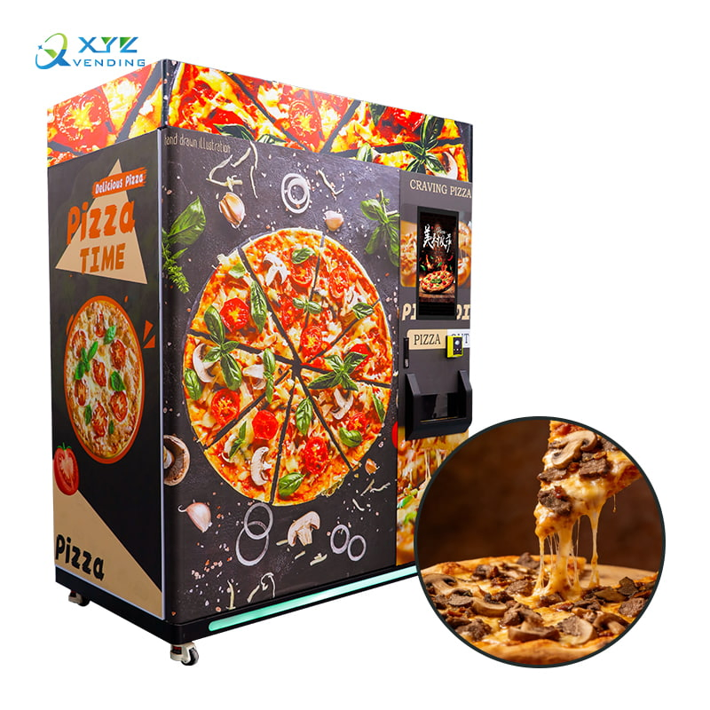 Distributore automatico di pizza calda da 8 pollici e 12 pollici