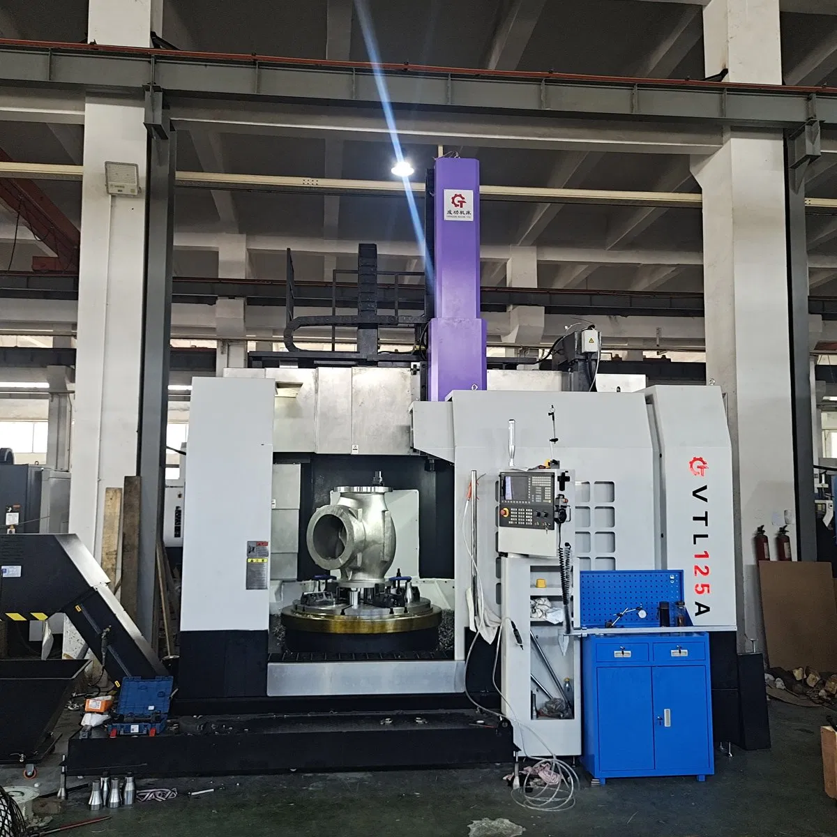 Brand-New Structural Design CNC Vertical Lathe Machine