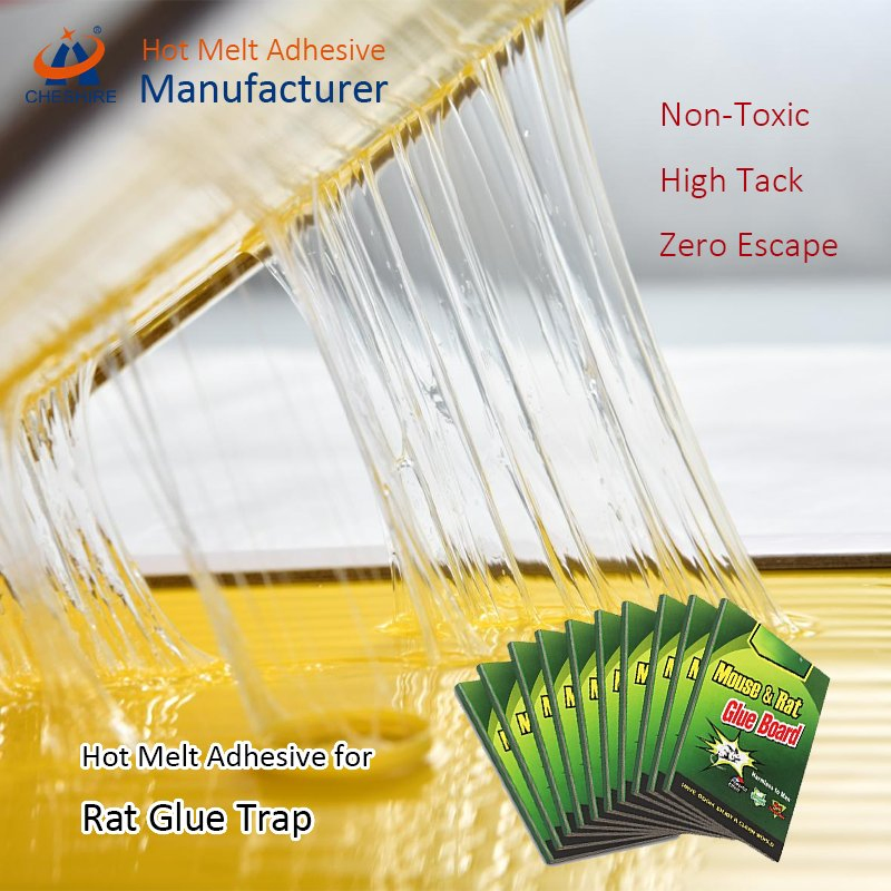 Bespoke Formula Hot Melt Rat Trap Glue for Pest Control Rodent Sticky Glue Board Production