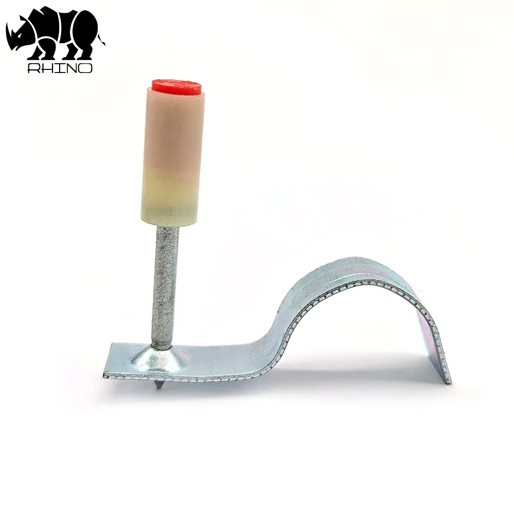 Collare per tubi con perno di fissaggio integrato - Clip per tubi/installazione di conduit a polvere