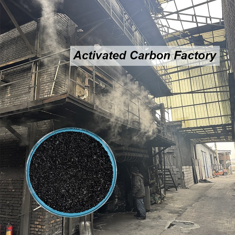 Granular Coconut Shell Activated Carbon for Water Purification Steamed Activated Carbon Filter Material