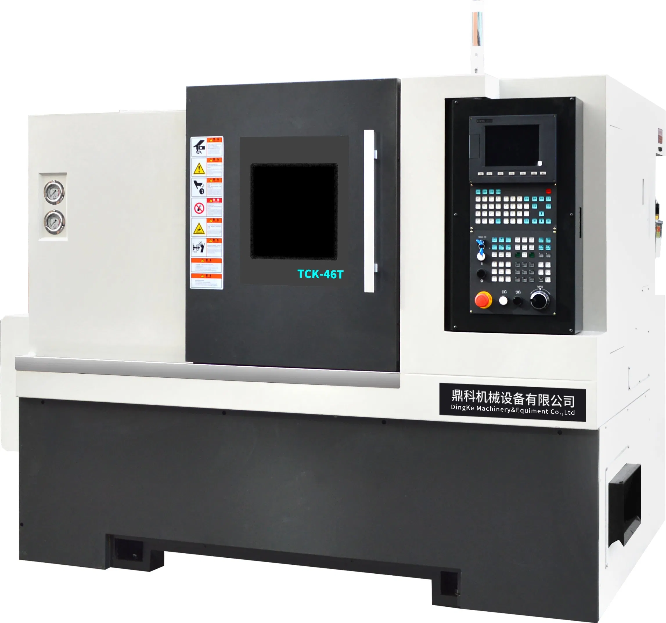 Automatic 3 Axis Metal Tck46-T Spindle Twin Gang Type Drilling Double Turning with Milling Small Torno Equipment CNC Lathe
