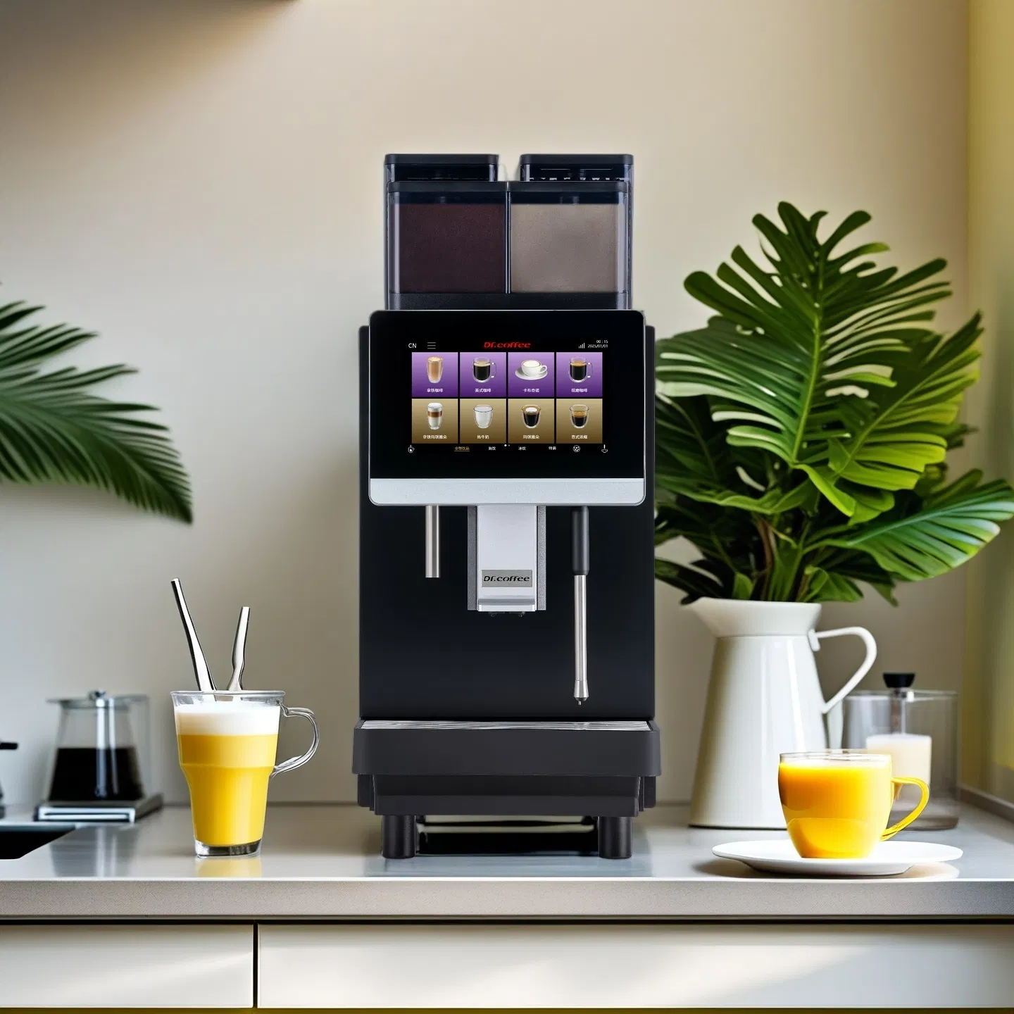 Dr. Coffee F3 Professionelle automatische Espressomaschine Gewerblicher Kaffeemaschinenhersteller