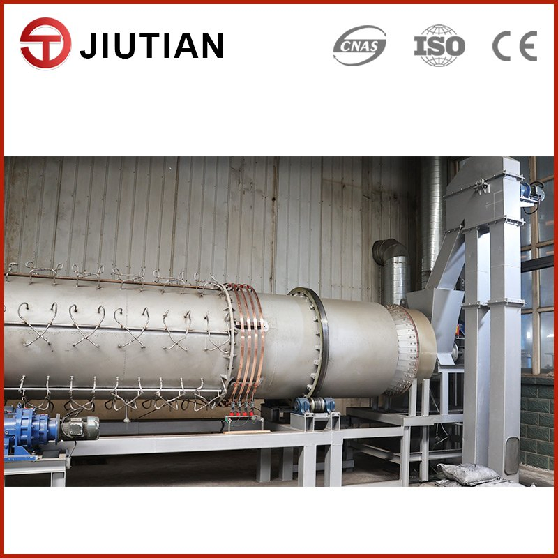 Forni di carbonizzazione attivata Jiutian per gusci di cocco, gusci di noce, gusci di nocciolo di albicocca, lignite, carbone bituminoso, antracite