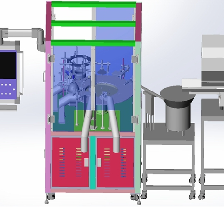 Automatic Glass Disc Inspection Machine for Production Lines