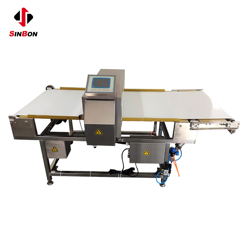 Industrial Food Metal Detector Machine with Dropdown Rejector