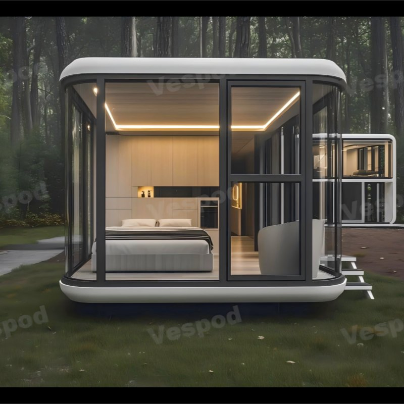 Capsule House Space Luxury Prefabricated Modular House for Outdoor Living