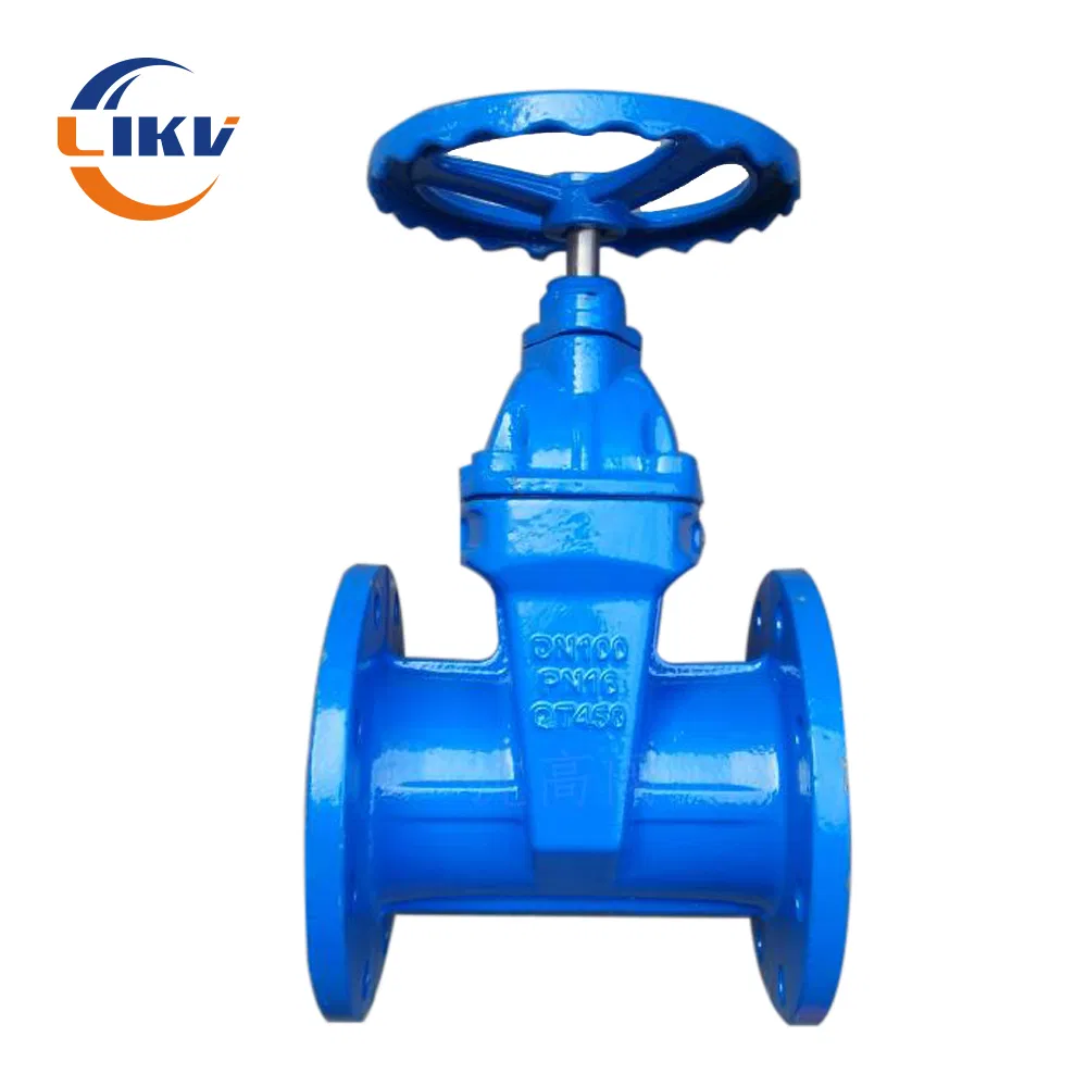 Pn10 Pn16 BS5163 Soft Resilient Seal Flange Ductile Iron Gate Valve with Non Rising Stem
