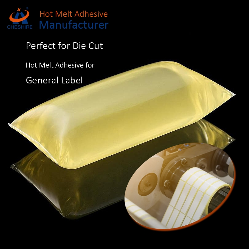 US & EU Safety Compliance Synthetic Rubber SBC Hot Melt Adhesive for High-Speed General Purpose Label Production