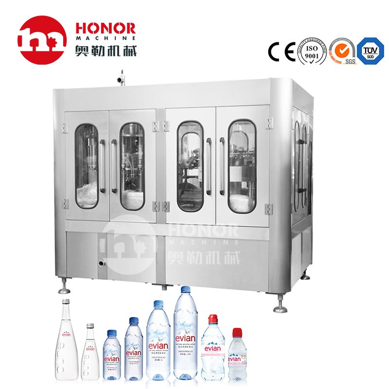Vollautomatische 3-in-1-Abfülllinie für reines Wasser und Saft