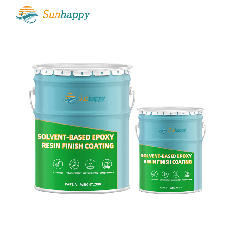 Liquid Epoxy Resin Flooring Coating for Basement Factory Workshop Indoor Concrete
