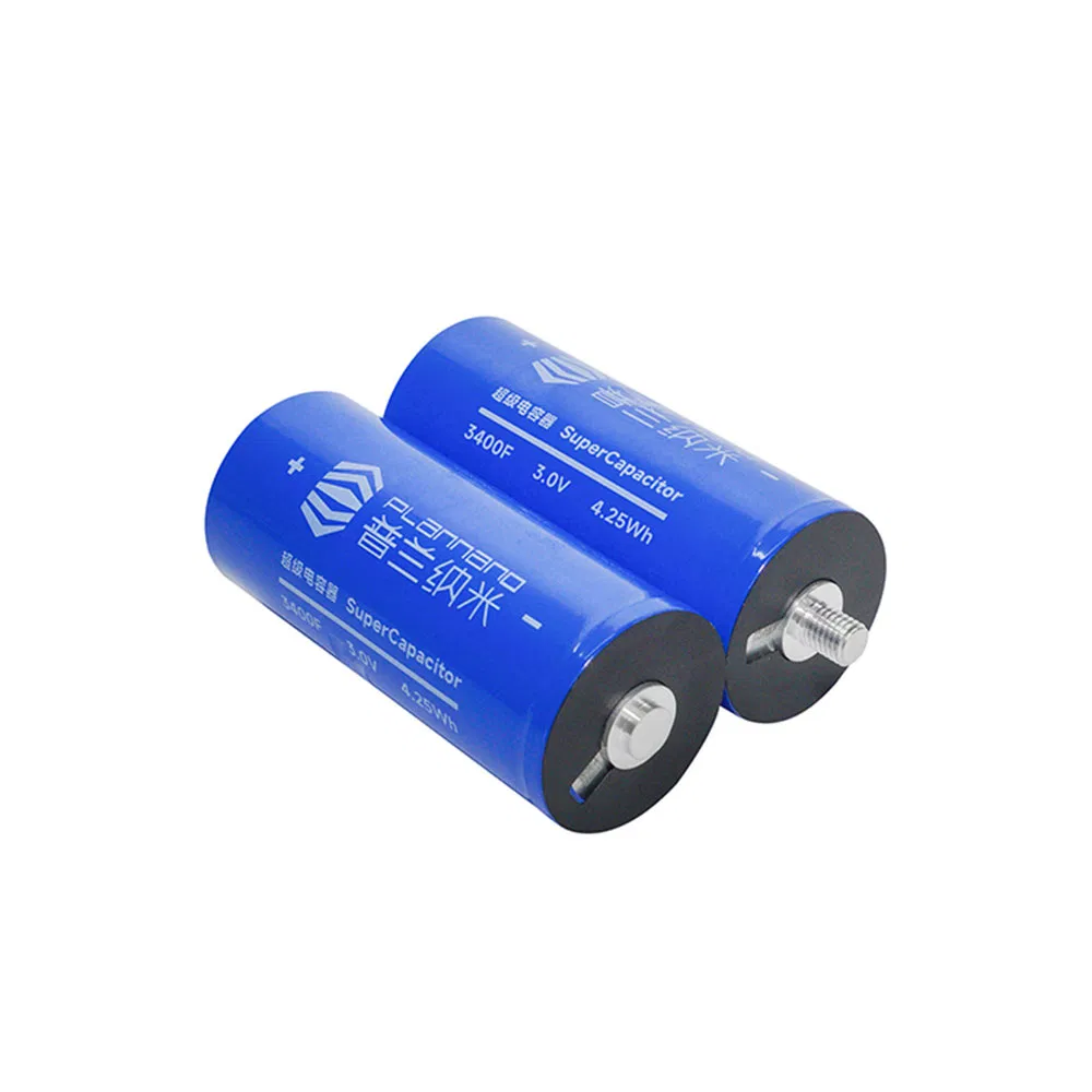 Condensatore a polarizzatore a secco supercondensatore 3,0 V 3400f ad alta densità con lunga durata superiore a 1000000 cicli