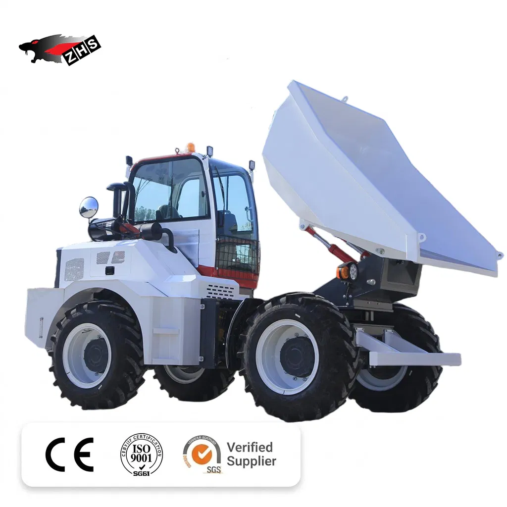 7 Ton Site Dumper for Road Infrastructure with SGS