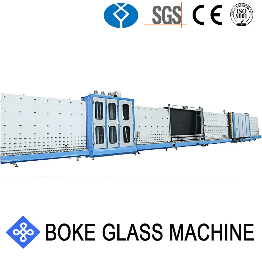 Max. Glass Size 2500*3600 mm Insulating Glass Production Line with Online Gas Filling Function