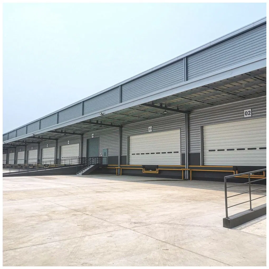 Customized Heavy-Duty Rapid Open Aluminum Alloy Mechanical Single Sheet Sectional Doors