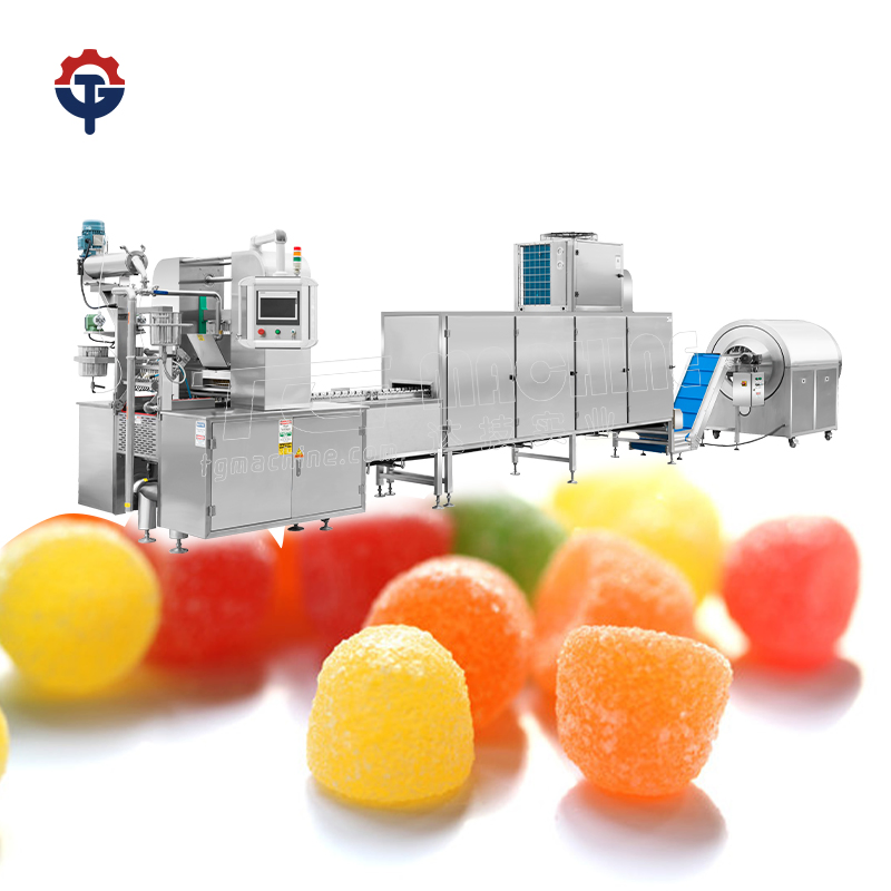 Machine automatique de fabrication de bonbons gélifiés Équipement pour bonbons moelleux
