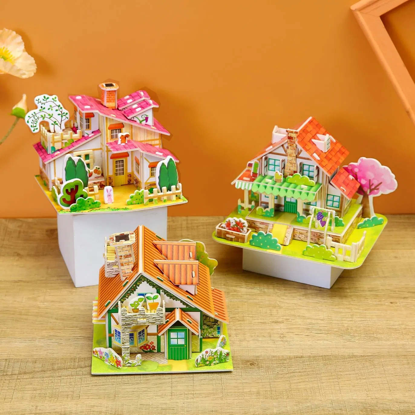 3D Educational Creative Funny Kids Handmade Foam EVA Craft Kit Block Building DIY Toys