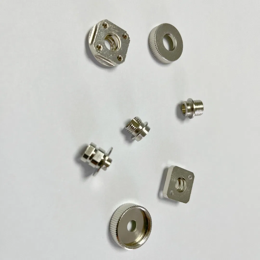 Brass Nickel Plated RF Coaxial Connectors 650-S-001 Copper Ni-Coated for Electronic