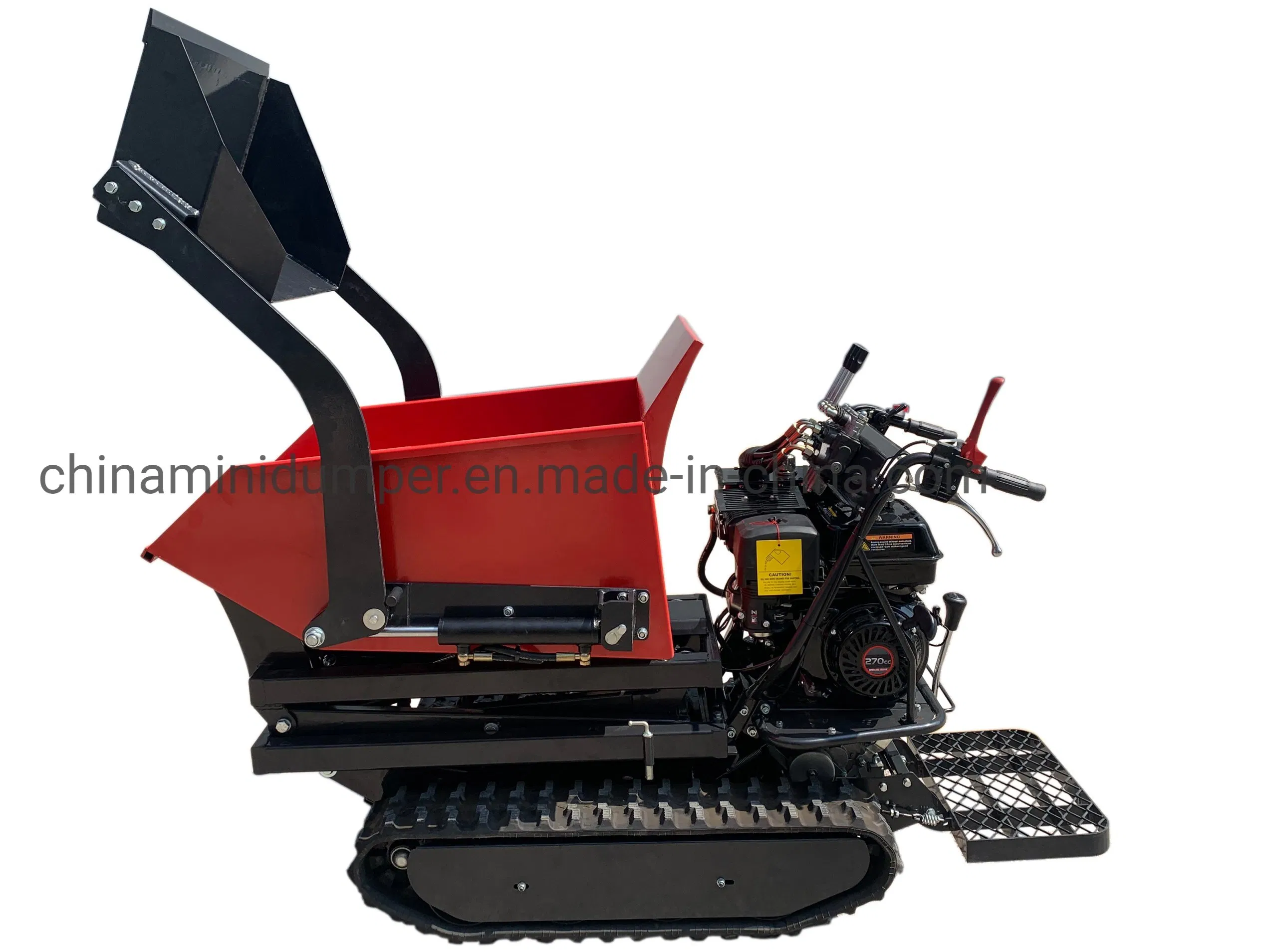 CE 0301csc Mini Dumper Power Barrow Hydraulic Transmission Crawler Truck for Farm Work