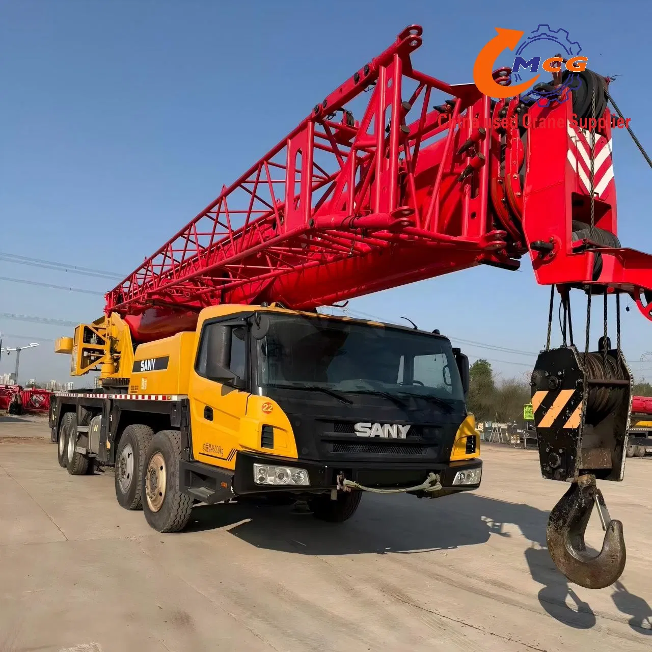 Usato 2021 Sany 60 tonnellate 5 sezioni braccio STC600T5 autocarro gru