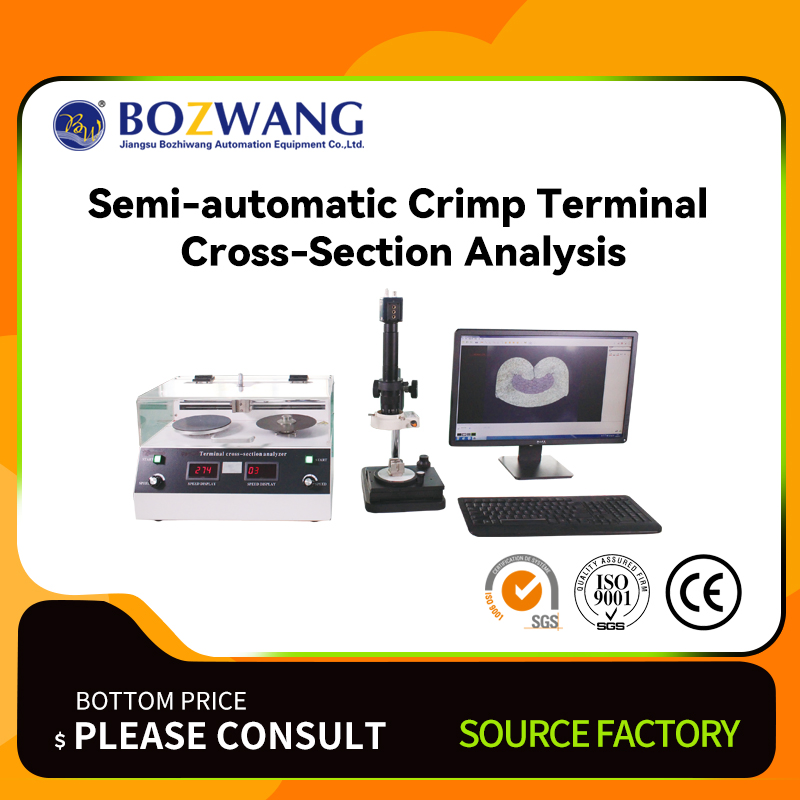 Analyseur de section transversale de borne semi-automatique de table BZW-33JM