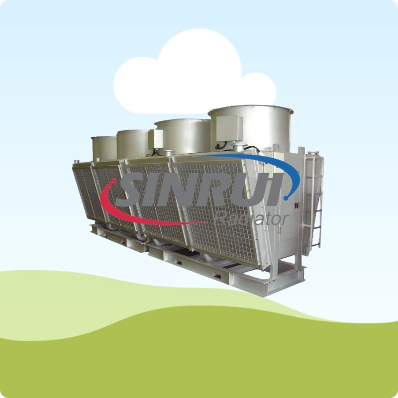 Customized V Shape Dry Cooler for MTU 4000 Engine Series