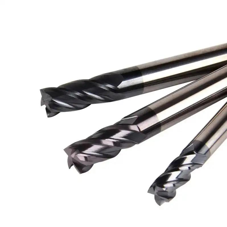 Nigel Tungsten Carbide End Mills D1.0*4.0*50L Flat Cemented Carbide Milling Cutters CNC Tools