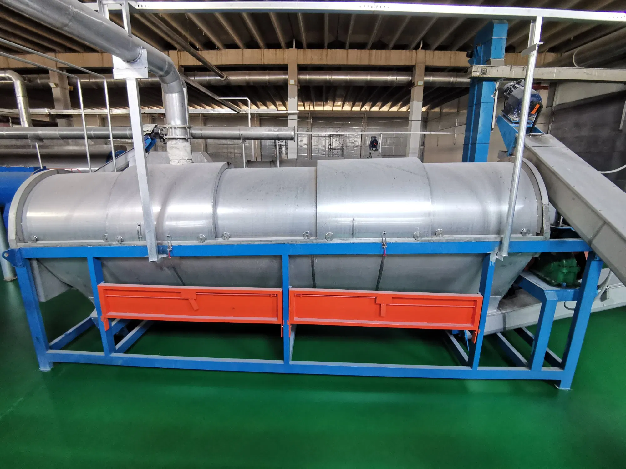 Setaccio rotante per linea di produzione di farina di pesce ad alto contenuto proteico / macchina per farina di pesce