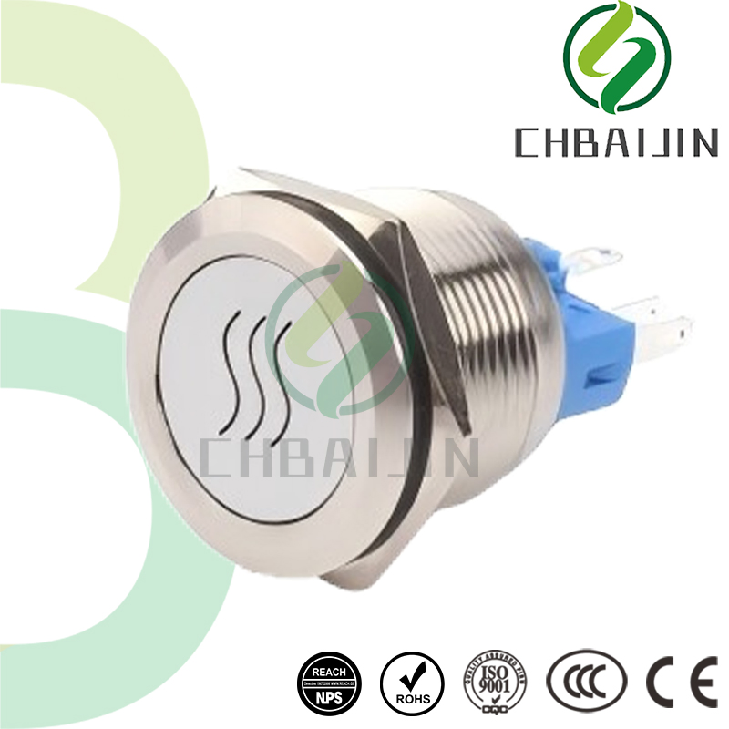 High-Quality Metal Push Button Switch with Icon Options