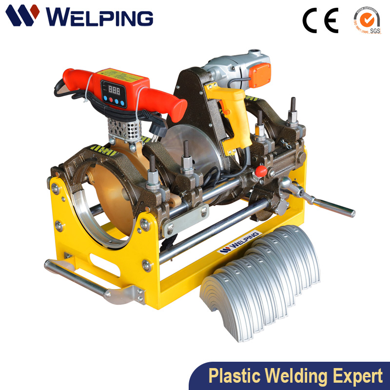 200mm Manual HDPE PE Pipe Butt Fusion Welding Machine Plastic Pipe Welder