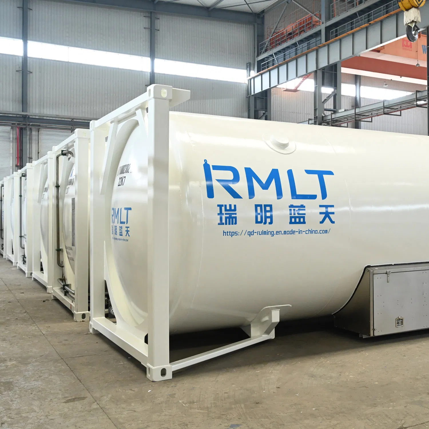 ISO Tank Containers for Liquid Oxygen/Nitrogen/Argon