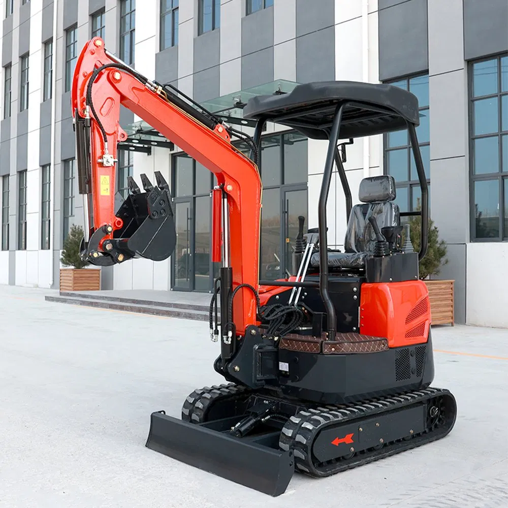 Qilu 2.5 Ton Escavatore Mini Cingolato Compatto da Giardino Spedizione Gratuita