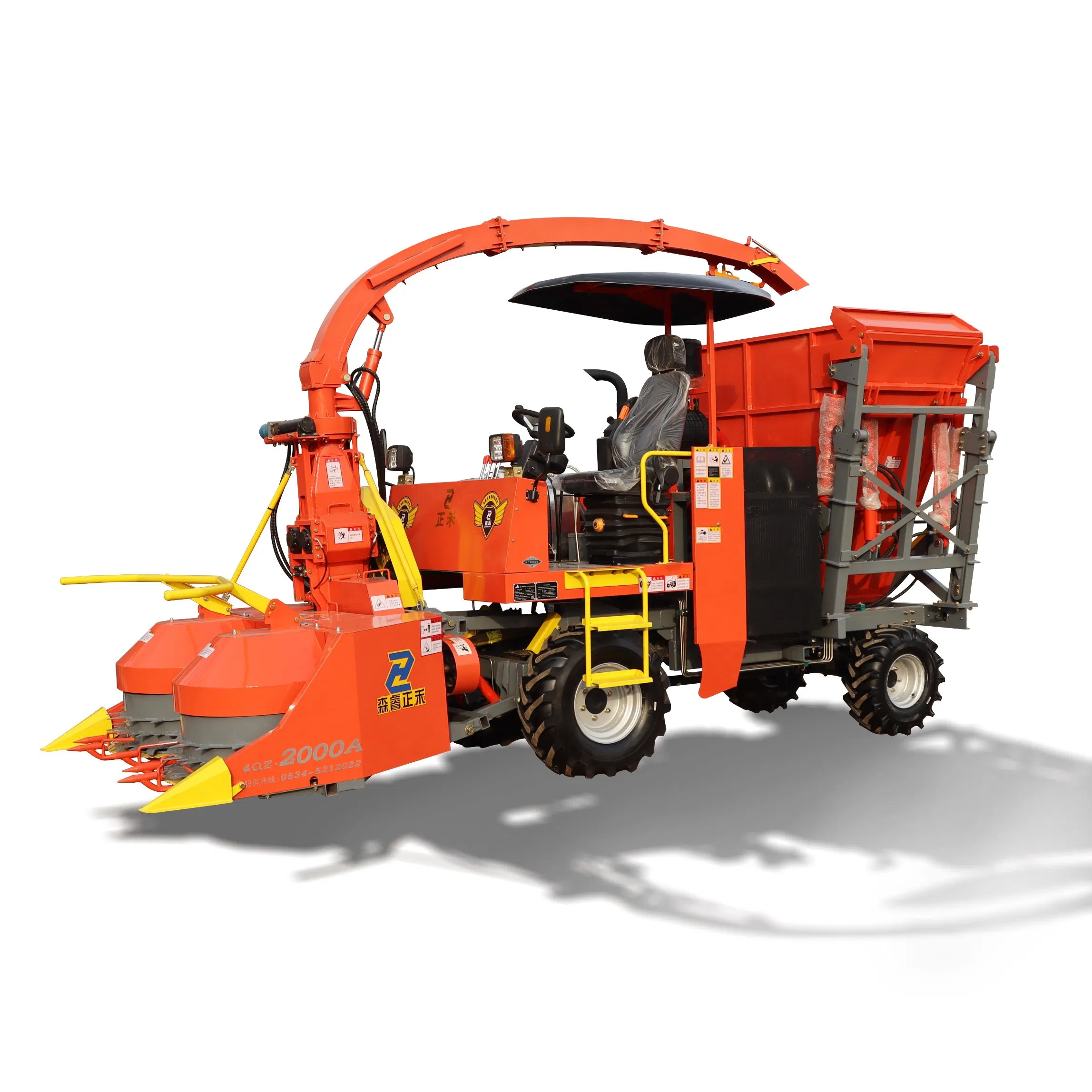 Moissonneuse d'alimentation automotrice Moissonneuse de fourrage vert Haute efficacité