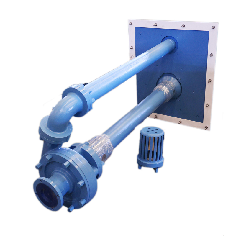 Système de pompe centrifuge résistant à l'acide sulfurique avec pompe de puisard verticale anticorrosion
