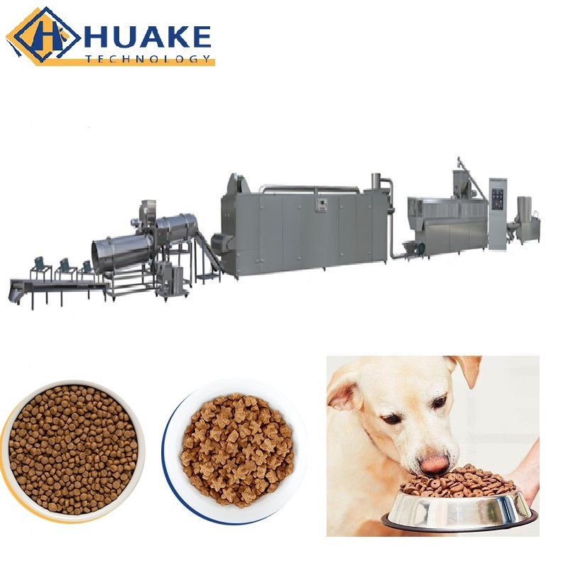 Dry Animal Floating Fish Feed Pellet Making Extruder Plant Pet Dog Cat Food Processing Line Machine